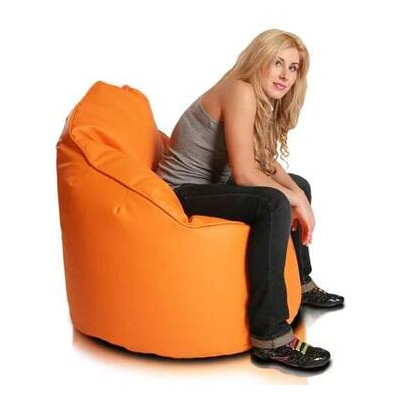 Бескаркасное кресло Tia-Sport Магнат 80х80х100 см оранжевый (sm-0701) фото №1