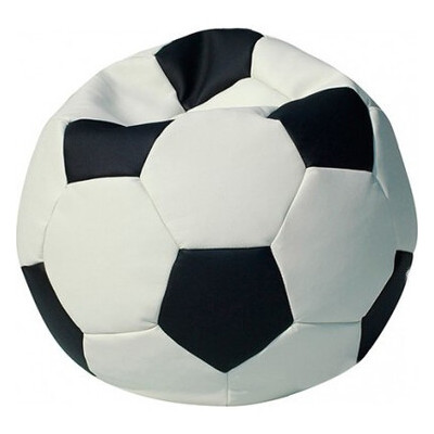 Крісло-м'яч Прімтекс Плюс Fan H-2200/D-5 S White-Black фото №1