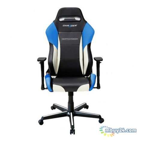 Кресло для геймеров DXRacer Drifting OH/DM61/NWB Чeрное/бело-голубое фото №1