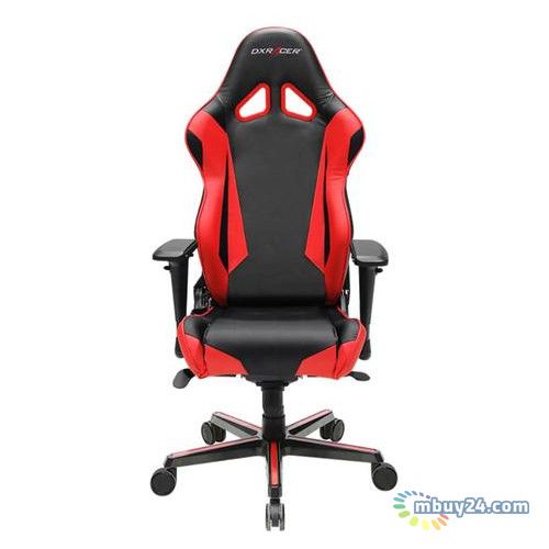 Кресло для геймеров DXRacer RACING OH/RV001/NR Черное/красные вставки фото №1