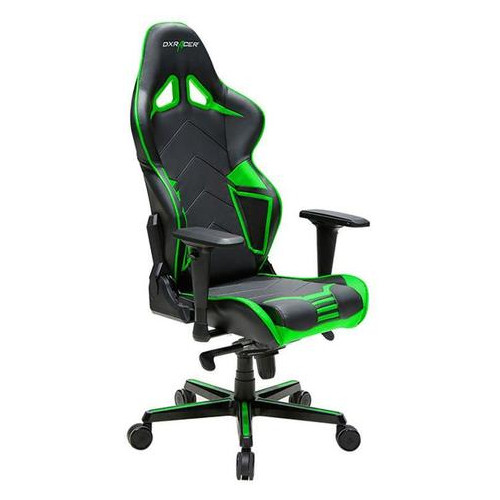 Кресло для геймеров DXRAcer Racing OH/RV131/NE Black/Green фото №3