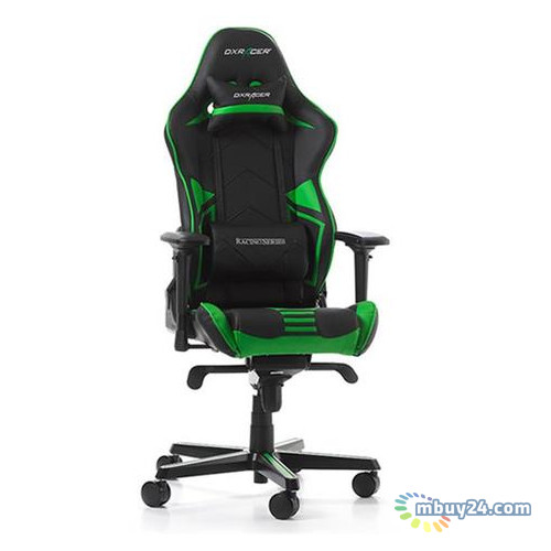 Кресло для геймеров DXRAcer Racing OH/RV131/NE Black/Green фото №2