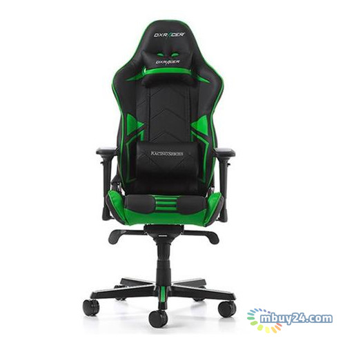 Кресло для геймеров DXRAcer Racing OH/RV131/NE Black/Green фото №4