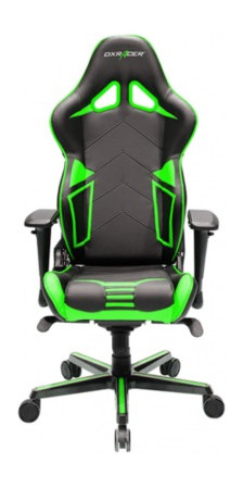 Кресло для геймеров DXRAcer Racing OH/RV131/NE Black/Green фото №1