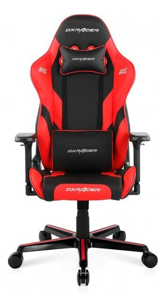 Крісло для геймерів DXRacer G Series D8100 чорно-червоне (GC-G001-NR-C2-NVF) фото №1