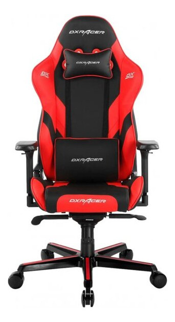Крісло для геймерів DXRacer G Series D8200 чорно-червоне (GC-G001-NR-B2-NVF) фото №1
