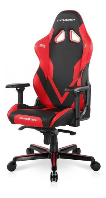 Крісло для геймерів DXRacer G Series D8200 чорно-червоне (GC-G001-NR-B2-NVF) фото №2
