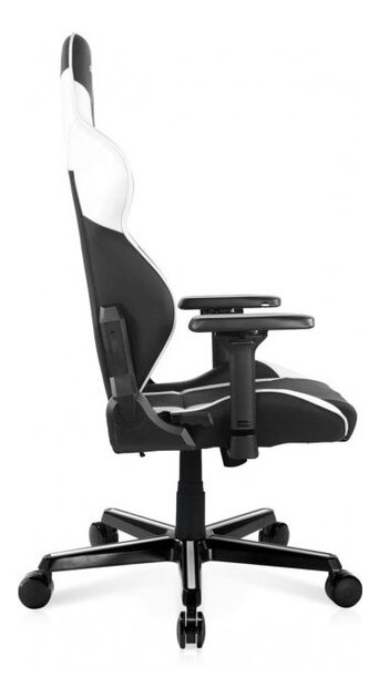 Кресло для геймеров DXRacer G Series D8100 черно-белое (GC-G001-NW-C2-NVF) фото №4