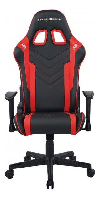 Крісло DXRacer P Series PU чорно-червоне (GC-P132-NR-F2-NVF) фото №2