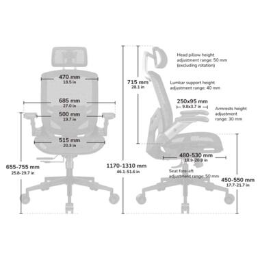 Кресло игровое Cougar Speeder One White (SPEEDER ONE White) фото №9