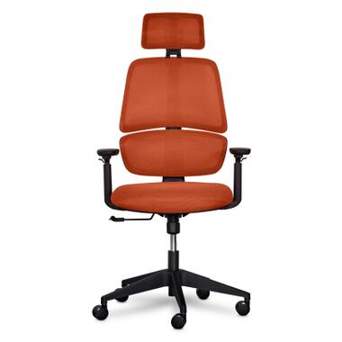 Офісне крісло Mealux Leo Air Orange (Y-543 KBY) фото №2