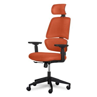 Офісне крісло Mealux Leo Air Orange (Y-543 KBY) фото №1