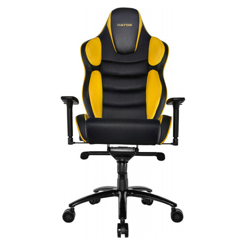 Кресло для геймеров Hator Hypersport V2 Black/Yellow (HTC-947) фото №1