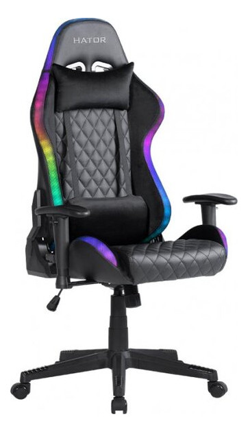Крісло для геймерів Hator Darkside RGB Black (HTC-918) фото №1