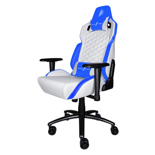 Крісло для геймерів 1stPlayer DK2 Blue-White фото №5