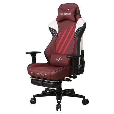 Кресло для геймеров 1stPlayer Duke Black White Red фото №4