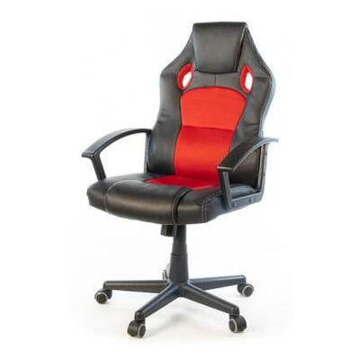 Офісне крісло Аклас Анхель PL TILT чорно-червоний (20995) фото №1