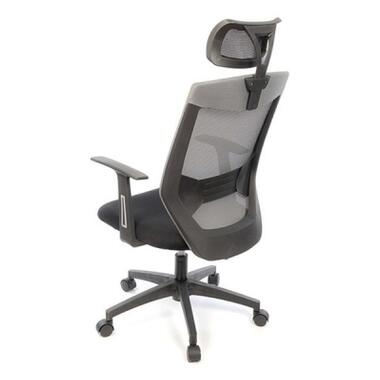 Офісне крісло Аклас Таун Tilt Сірий/Чорний (10035857) фото №4