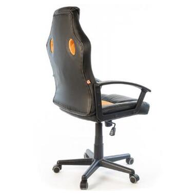 Офісне крісло Аклас Анхель PL TILT чорно-помаранчевий (20994) фото №4