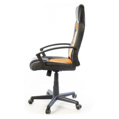 Офісне крісло Аклас Анхель PL TILT чорно-помаранчевий (20994) фото №3