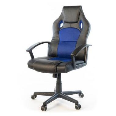 Офісне крісло Аклас Анхель PL TILT чорно-синій (20996) фото №1