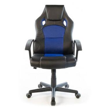 Офісне крісло Аклас Анхель PL TILT чорно-синій (20996) фото №2