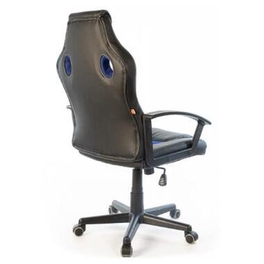 Офісне крісло Аклас Анхель PL TILT чорно-синій (20996) фото №4