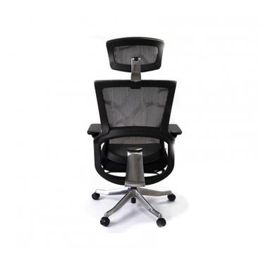 Офісне крісло Аклас Кантос MB Сірий (Сірий/Чорний) (10055388) фото №4