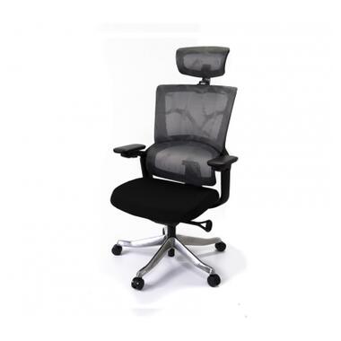 Офісне крісло Аклас Кантос MB Сірий (Сірий/Чорний) (10055388) фото №1