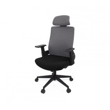Офісне крісло Аклас Наос TILT Сірий (Сірий/Сірий) (10055395) фото №1