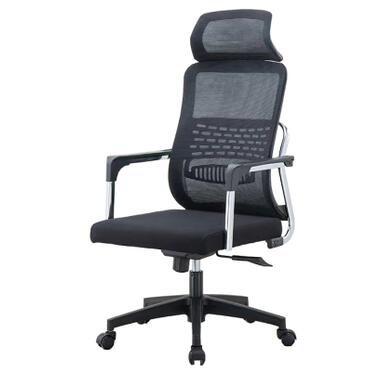 Офісне крісло Аклас Вірго HR HB 8002A Чорний (00060141) фото №1