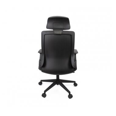 Офісне крісло Аклас Наос TILT Сірий (Сірий/Чорний) (10055397) фото №4