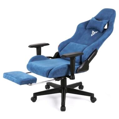 Кресло игровое Аклас Герць RL (Бархат Светло-синий) (00160348) фото №7