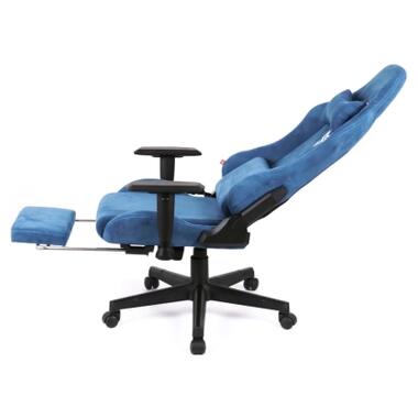 Кресло игровое Аклас Герць RL (Бархат Светло-синий) (00160348) фото №6