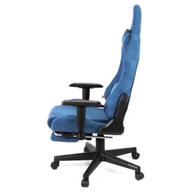 Кресло игровое Аклас Герць RL (Бархат Светло-синий) (00160348) фото №3