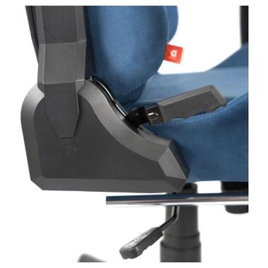 Кресло игровое Аклас Герць RL (Бархат Светло-синий) (00160348) фото №12