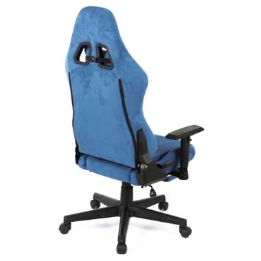 Кресло игровое Аклас Герць RL (Бархат Светло-синий) (00160348) фото №5
