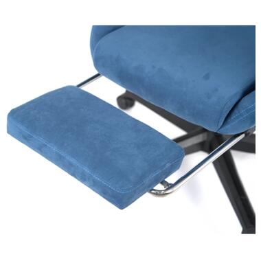 Кресло игровое Аклас Герць RL (Бархат Светло-синий) (00160348) фото №9