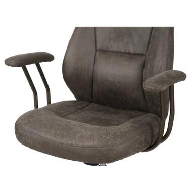 Офисное кресло Аклас Булат R-SR (Штучная замша 02 Dark gray) (00172366) фото №6