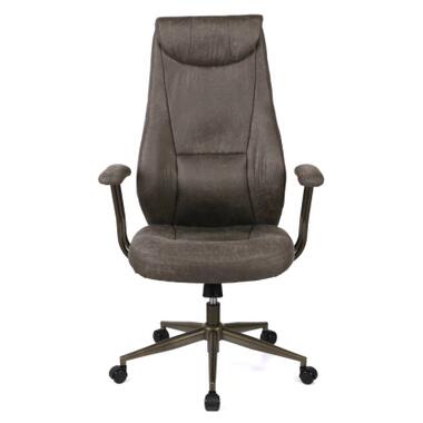 Офисное кресло Аклас Булат R-SR (Штучная замша 02 Dark gray) (00172366) фото №2