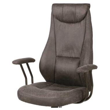 Офисное кресло Аклас Булат R-SR (Штучная замша 02 Dark gray) (00172366) фото №5