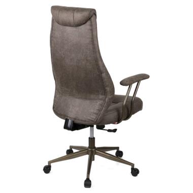 Офисное кресло Аклас Булат R-SR (Штучная замша 02 Dark gray) (00172366) фото №4