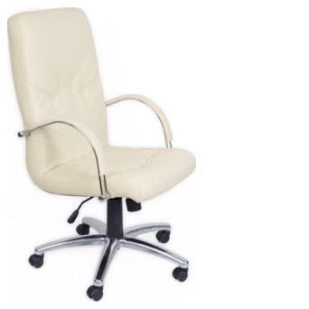 Офісне крісло Новий Стиль Manager Steel Chrome Comfort ECO-07 фото №1