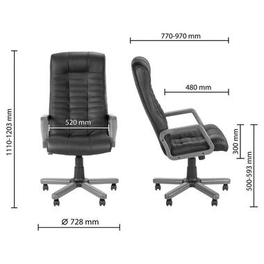 Офісне крісло Новий стиль Atlant EX P LE-A 1.031 фото №4