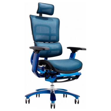 Офісне крісло GT Racer X-815L Black/Blue (X-815L Black/Blue (W-85)) фото №1