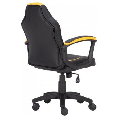Крісло ігрове GT Racer X-1414 Black/Yellow фото №4