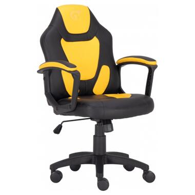 Крісло ігрове GT Racer X-1414 Black/Yellow фото №1