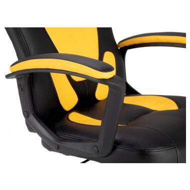 Крісло ігрове GT Racer X-1414 Black/Yellow фото №7