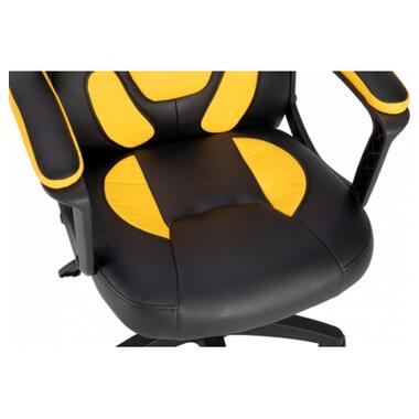Крісло ігрове GT Racer X-1414 Black/Yellow фото №6