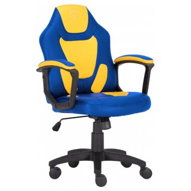 Крісло ігрове GT Racer X-1414 Blue/Yellow фото №1
